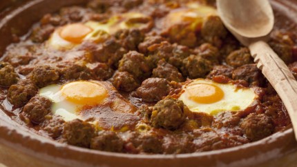طاجن الكفتة على الطريقة المغربية