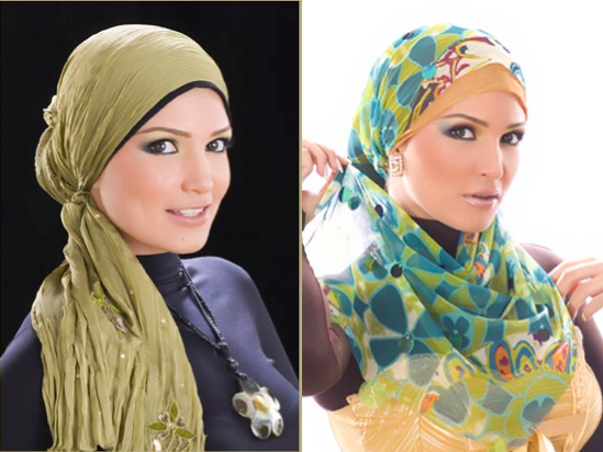طرق وضع الحجاب تناسب شكل وجهك