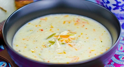 شوربة الشوفان بالدجاج