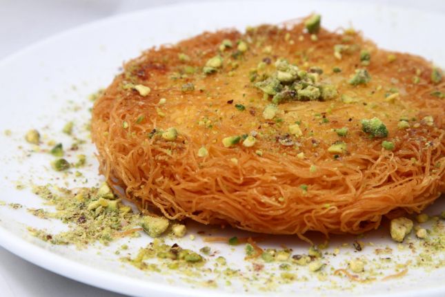 طريقة عمل الكنافة الخشنة
