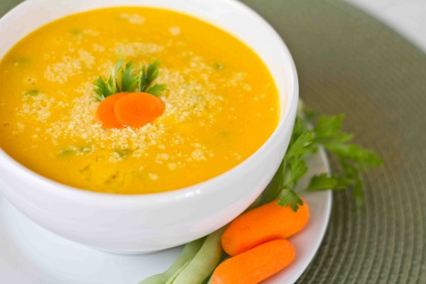 شوربة البطاطا والجزر الصحية