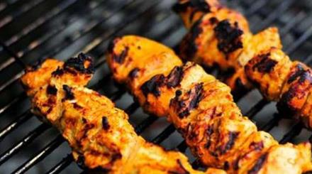 طريقة عمل كباب الدجاج المشوى