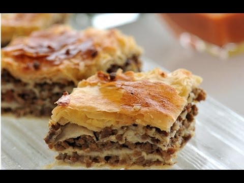 الرقاق باللحمة المفرومة