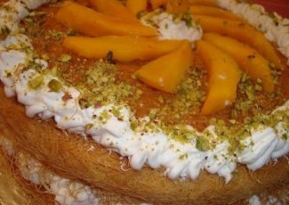 ترايفل كنافة بالمانجو
