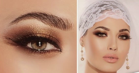 خطوات مكياج العروس بالألوان الترابية
