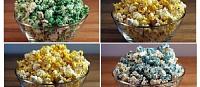 وصفة سهلة لتجهيز الفشار الملون Colored popcorn