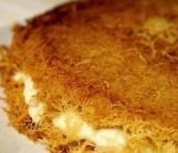 'طريقة عمل  الكنافة بالمهلبية