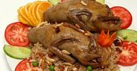 طريقة عمل الحمام المحشى بالأرز