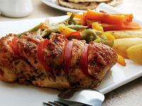 صدور الدجاج المحشوة