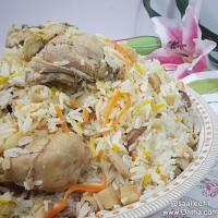 أرز الطبقات بالدجاج