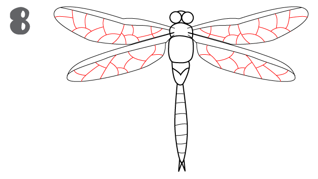 howtodrawadragonfly