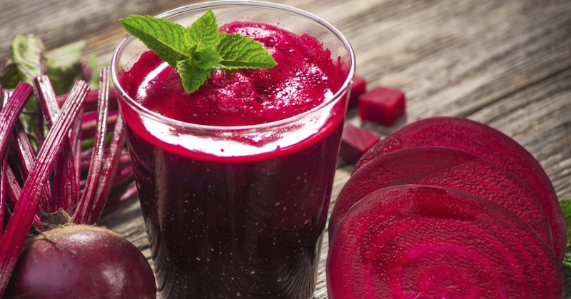 beetroot juice mint