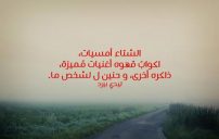 خواطر الشتاء