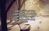 شعر عن الشتاء