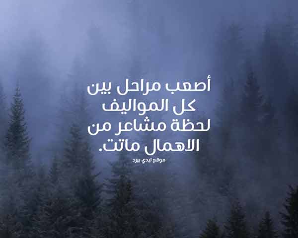 شعر عن الاهمال