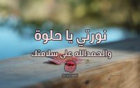 الحمد لله على سلامة الوصول أختي