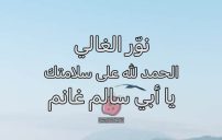 صور الحمد لله على سلامة الوصول أبي