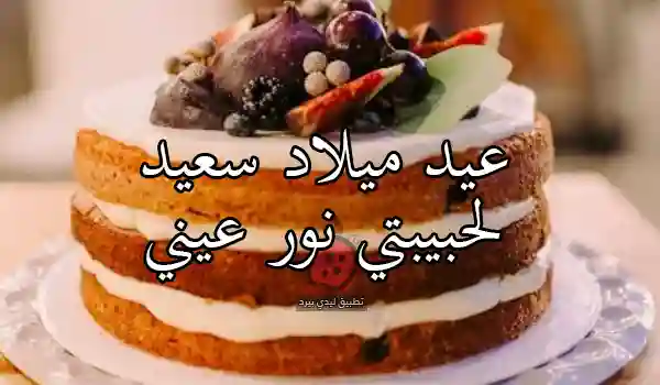 عيد ميلاد سعيد حبيبتي نور عيني