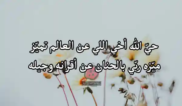 صورة شعر عن الأخ الكبير والحنون